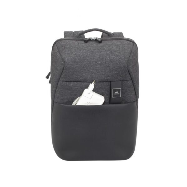 NB BACKPACK LANTAU 15.6"/8861 BLACK MELANGE RIVACASE - Image 2