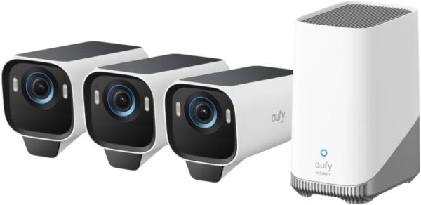 WRL CAMERA S3 PRO 3 KIT/BLACK+WHITE T88933W1 EUFY