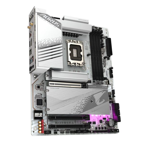 Mainboard|GIGABYTE|Intel Z790|LGA1700|ATX|Memory DDR5|Memory slots 4|1xPCI-Express 3.0 16x|1xPCI-Express 4.0 16x|1xPCI-Express 5.0 16x|4xM.2|1xHDMI|1xDisplayPort|4xUSB 2.0|5xUSB 3.2|1xUSB-C|1xOptical S/PDIF|1xRJ45|2xAudio port|Z790AELITEAXICE - Image 4