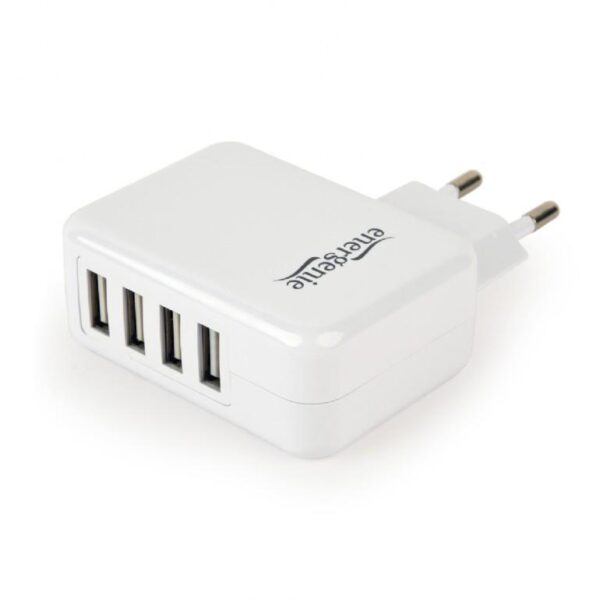 CHARGER USB UNIVERSAL WHITE/4PORT EG-U4AC-02 GEMBIRD - Image 5