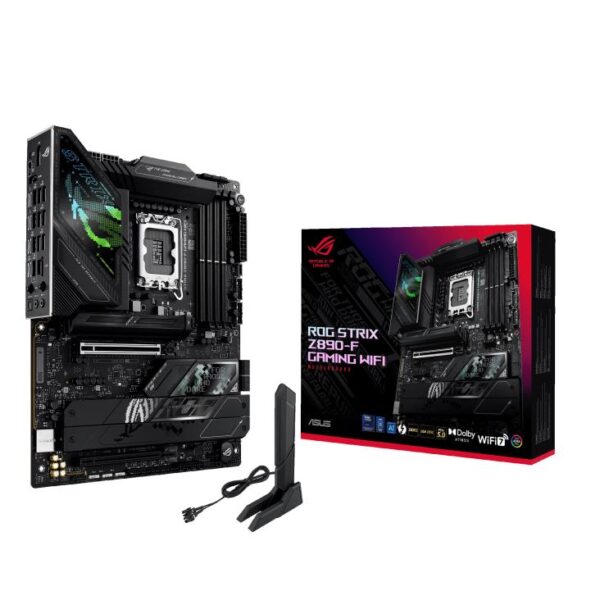 Mainboard|ASUS|Intel Z890|LGA1851|ATX|Memory DDR5|Memory slots 4|1xPCI-Express 4.0 16x|1xPCI-Express 5.0 16x|5xM.2|1xHDMI|1xDisplayPort|1xAudio-In|1xAudio-Out|2xUSB 2.0|4xUSB 3.0|4xUSB 3.1|2xUSB-C|2xUSB-C w/Thunderbolt|1xOptical S/PDIF|1xRJ45|ROGSTRIXZ890-FGAMWIFI - Image 2