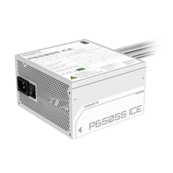 Power Supply|GIGABYTE|GP-P650SS ICE|650 Watts|Efficiency 80 PLUS SILVER|PFC Active|MTBF 100000 hours|GP-P650SSICE - Image 4