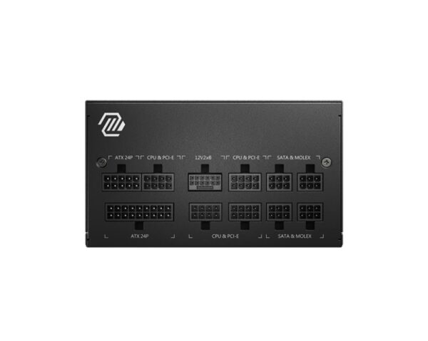 Power Supply|MSI|MAG A850GL PCIE5 II|850 Watts|Efficiency 80 PLUS GOLD|PFC Active|MAGA850GLPCIE5II - Image 4