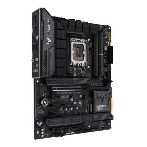 Mainboard|ASUS|Intel Z790|LGA1700|ATX|Memory DDR5|Memory slots 4|2xPCI-Express 3.0 1x|1xPCI-Express 4.0 4x	|1xPCI-Express 4.0 16x|1xPCI-Express 5.0 16x|4xM.2|1xHDMI|1xDisplayPort|6xUSB 3.2|2xUSB-C|1xOptical S/PDIF|1xRJ45|5xAudio port|TUFGAMINGZ790-PLUSWIFI - Image 3