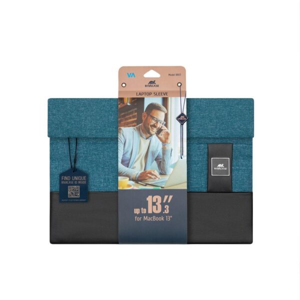 NB SLEEVE ULTRABOOK 13.3"/8803 AQUA MELANGE RIVACASE - Image 5