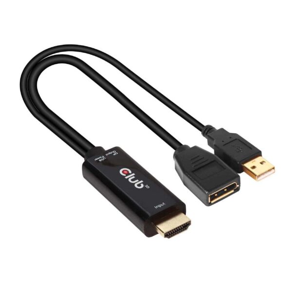 I/O ADAPTER HDMI TO DP/ACTIVE M/F CAC-1331 CLUB3D - Image 2