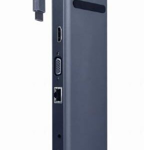 I/O ADAPTER USB-C TO HDMI/USB3/10IN1 A-CM-COMBO10-01 GEMBIRD