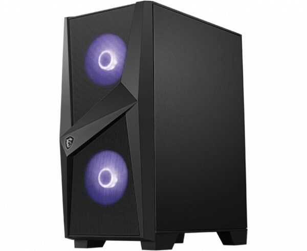 Case|MSI|MAG FORGE 100M|MidiTower|Not included|ATX|MicroATX|MiniITX|Colour Black|MAGFORGE100M - Image 3