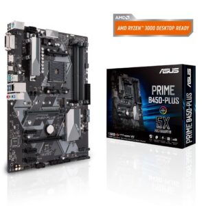 Mainboard|ASUS|AMD B450|SAM4|ATX|3xPCI-Express 2.0 1x|1xPCI-Express 3.0 16x|1xM.2|Memory DDR4|Memory slots 4|1xDVI|1xHDMI|2xUSB 2.0|4xUSB 3.1|1xUSB type C|1xPS/2|1xRJ45|3xAudio port|PRIMEB450-PLUS