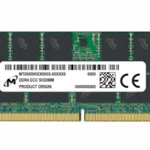 Server Memory Module|MICRON|DDR4|16GB|ECC|3200 MHz|CL 22|1.2 V|MTA9ASF2G72HZ-3G2R