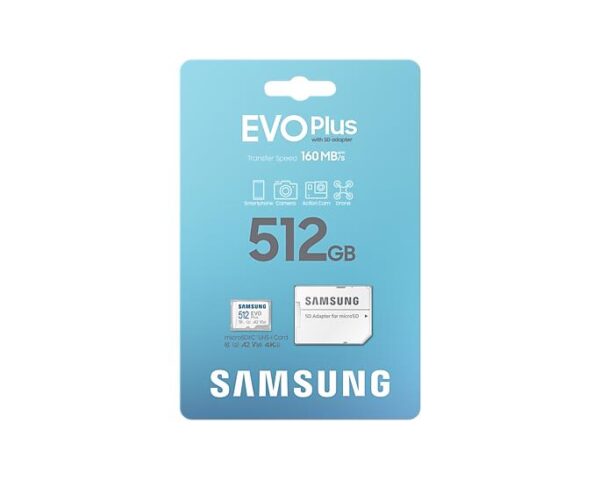 MEMORY MICRO SDXC EVO+ 512GB/V30 W/A MB-MC512SA/EU SAMSUNG - Image 6