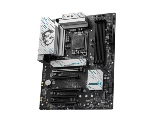 Mainboard|MSI|Intel B760 Express|LGA1700|ATX|Memory DDR4|Memory slots 4|5xPCI-Express 5.0 16x|2xM.2|1xHDMI|1xDisplayPort|4xUSB 2.0|2xUSB 3.2|1xUSB-C|1xPS/2|1xOptical S/PDIF|1xRJ45|5xAudio port|B760GAMPLUSWIFIDDR4 - Image 3