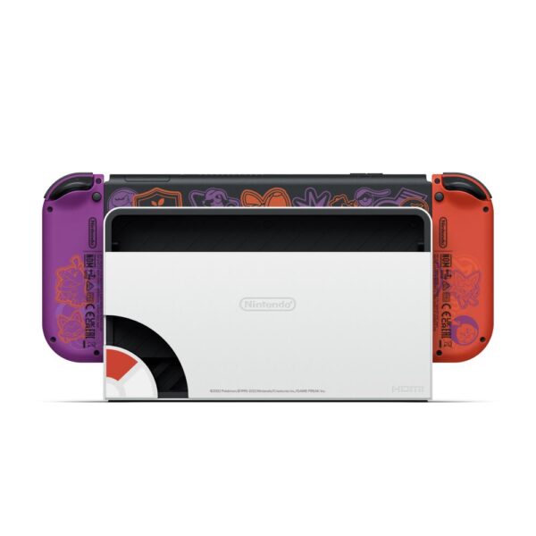 CONSOLE SWITCH OLED SCARLET/VIOLET 10009862 NINTENDO - Image 2