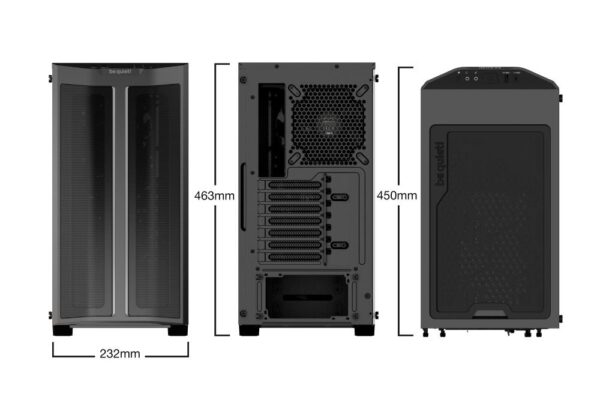 Case|BE QUIET|Pure Base 500 FX|MidiTower|Not included|ATX|MicroATX|MiniITX|Colour Black|BGW43 - Image 2
