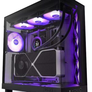 Case|NZXT|H6 Flow RGB|MidiTower|Case product features Transparent panel|Not included|ATX|MicroATX|MiniITX|Colour Black|CC-H61FB-R1