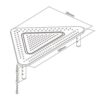 DISPLAY ACC ADJUSTABLE STAND/TRIANGLE MS-TABLE-02 GEMBIRD - Image 3