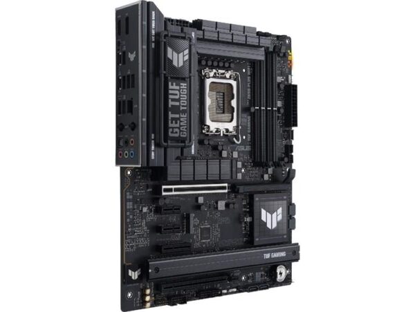 Mainboard|ASUS|Intel Z890|LGA1851|ATX|Memory DDR5|Memory slots 4|2xPCI-Express 4.0 1x|1xPCI-Express 4.0 4x	|1xPCI-Express 4.0 16x|1xPCI-Express 5.0 16x|4xM.2|1xHDMI|1xDisplayPort|3xUSB 3.0|3xUSB 3.1|1xUSB-C|1xUSB-C w/Thunderbolt|1xOptical S/PDIF|1xRJ45|5xAudio port|TUFGAMINGZ890-PLUSWIFI - Image 3