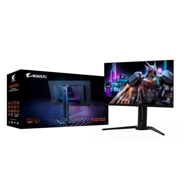 LCD Monitor|GIGABYTE|FO27Q3 EK|27"|Gaming|Panel OLED|2560x1440|16:9|360 ??|0.03 ms|Speakers|AORUSFO27Q3EK - Image 11