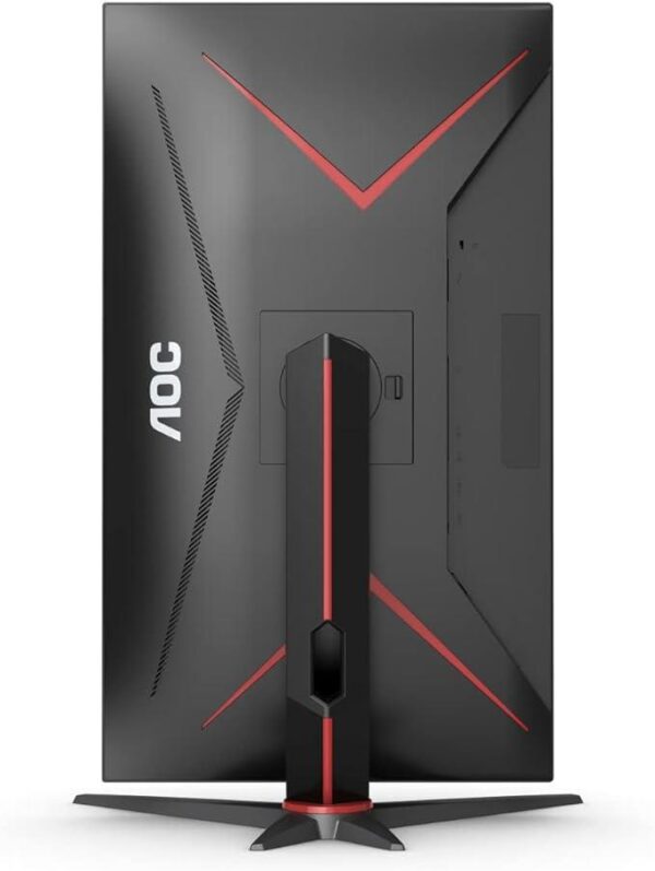 LCD Monitor|AOC|U28G2XU2/BK|28"|Gaming/4K|Panel IPS|3840x2160|16:9|144hz|Matte|1 ms|Speakers|Swivel|Pivot|Height adjustable|Tilt|Colour Black / Red|U28G2XU2/BK - Image 3