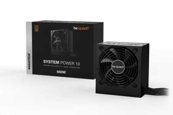 Power Supply|BE QUIET|650 Watts|Efficiency 80 PLUS BRONZE|PFC Active|MTBF 100000 hours|BN328 - Image 3