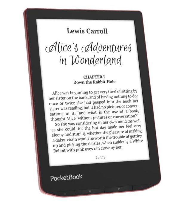 E-Reader|POCKETBOOK|Verse Pro|6"|1072x1448|1xUSB-C|Wireless LAN|Bluetooth|Red|PB634-3-WW - Image 6