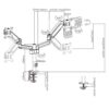 DISPLAY ACC MOUNTING ARM/17-32" MA-DA2P-01 GEMBIRD - Image 2