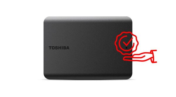 External HDD|TOSHIBA|Canvio Basics 2022|HDTB510EK3AA|1TB|USB 3.2|Colour Black|HDTB510EK3AA - Image 3