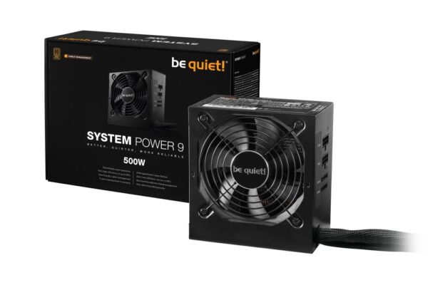 Power Supply|BE QUIET|500 Watts|Efficiency 80 PLUS BRONZE|PFC Active|MTBF 100000 hours|BN301 - Image 3