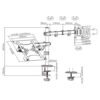DISPLAY ACC MOUNTING ARM/NB TRAY MA-DA-03 GEMBIRD - Image 2