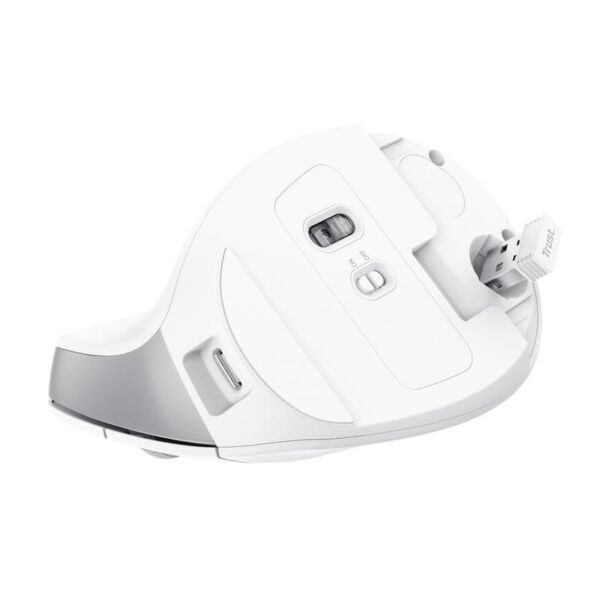 MOUSE USB OPTICAL WRL BAYO II/ERGO WHT 25398 TRUST - Image 7