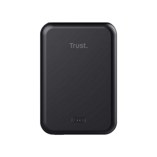 POWER BANK WRL 5000MAH/MAGNO BLACK 24877 TRUST - Image 3