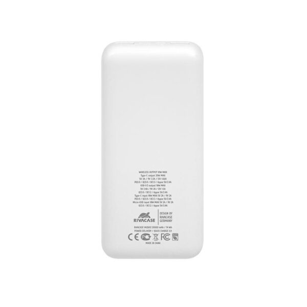 POWER BANK USB 20000MAH/VA2602 RIVACASE - Image 3