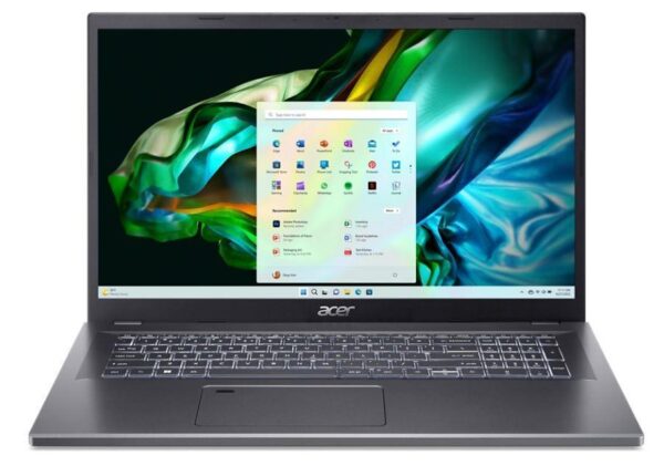 Notebook|ACER|Aspire|A517-58M-714E|CPU  Core i7|i7-1355U|1700 MHz|17.3"|1920x1080|RAM 16GB|DDR5|SSD 1TB|Intel Iris Xe Graphics|Integrated|ENG/RUS|Windows 11 Home|Steel Grey|2.3 kg|NX.KHNEL.003 - Image 2