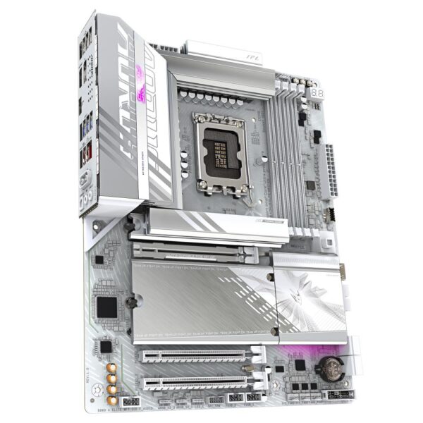 Mainboard|GIGABYTE|Intel B860 Express|LGA1851|ATX|Memory DDR5|Memory slots 4|3xPCI-Express 16x|2xM.2|1xHDMI|1xDisplayPort|1xAudio-In|1xAudio-Out|4xUSB 2.0|6xUSB 3.2|1xUSB-C|1xOptical S/PDIF|1xRJ45|B860AELITEWF7ICE1.0 - Image 4