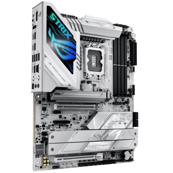 Mainboard|ASUS|Intel Z890|LGA1851|ATX|Memory DDR5|Memory slots 4|1xPCI-Express 4.0 16x|1xPCI-Express 5.0 16x|5xM.2|1xHDMI|1xDisplayPort|1xAudio-In|1xAudio-Out|2xUSB 3.0|5xUSB 3.1|1xUSB-C|2xUSB-C w/Thunderbolt|1xOptical S/PDIF|1xRJ45|ROGSTRIXZ890-AGAMWIFI - Image 3