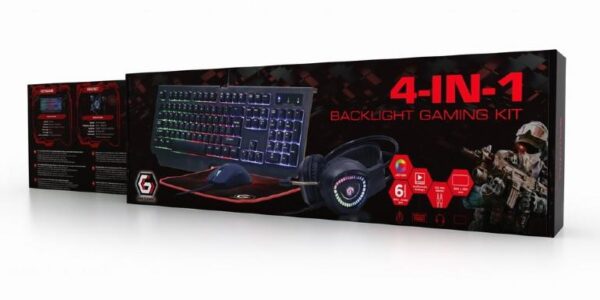 KEYBOARD USB GAMING KIT RUS/PHANT GGS-UMGL4-01-RU GEMBIRD - Image 6