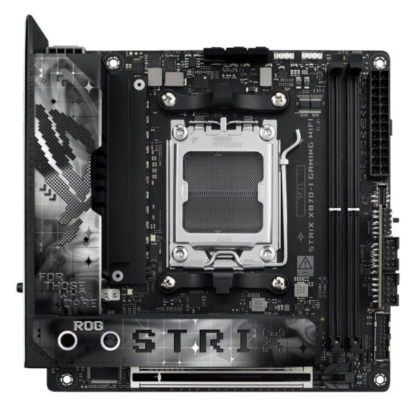Mainboard|ASUS|AMD X870|SAM5|Mini-ITX|Memory DDR5|Memory slots 2|1xPCI-Express 4.0 16x|1xPCI-Express 5.0 16x|2xM.2|1xHDMI|3xUSB 3.0|4xUSB 3.2|1xUSB-C|2xUSB4|1xRJ45|ROGSTRIXX870-IGAMWIFI - Image 2