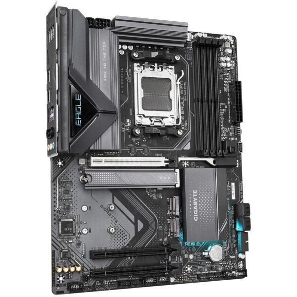 Mainboard|GIGABYTE|AMD X870|SAM5|ATX|Memory DDR5|Memory slots 4|2xPCI-Express 3.0 1x|1xPCI-Express 5.0 16x|3xM.2|1xHDMI|4xUSB 2.0|4xUSB 3.2|2xUSB-C|1xRJ45|3xAudio port|X870EAGLEWIFI71.1 - Image 3