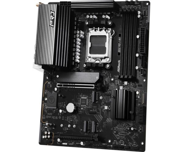 Mainboard|ASROCK|AMD B850|SAM5|ATX|Memory DDR5|Memory slots 4|1xPCI-Express 4.0 16x|1xPCI-Express 5.0 16x|1xM.2|1xHDMI|1xAudio-In|1xAudio-Out|1xMicrophone|6xUSB 2.0|4xUSB 3.2|1xUSB-C|1xRJ45|B850PRO-AWIFI - Image 5