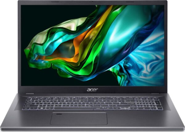 Notebook|ACER|Aspire|A17-51M-57MA|CPU  Core 5|120U|1400 MHz|17.3"|1920x1080|RAM 16GB|LPDDR5|SSD 512GB|Intel Graphics|Integrated|ENG|Windows 11 Home|Steel Grey|2.09 kg|NX.J02EL.001 - Image 2