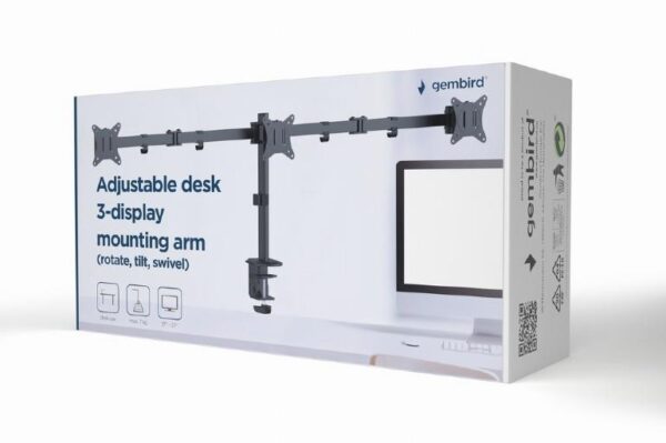 DISPLAY ACC MOUNTING ARM/17-27" MA-D3-01 GEMBIRD - Image 3