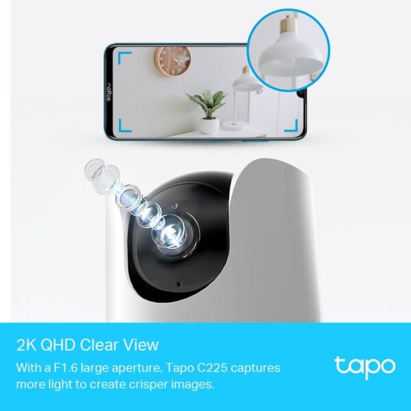 WRL CAMERA 2K QHD PAN/TILT/TAPO C225 TP-LINK - Image 2