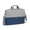 NB CASE ANTI-THEFT 15.6"/7532 GREY/DARK BLUE RIVACASE - Image 2