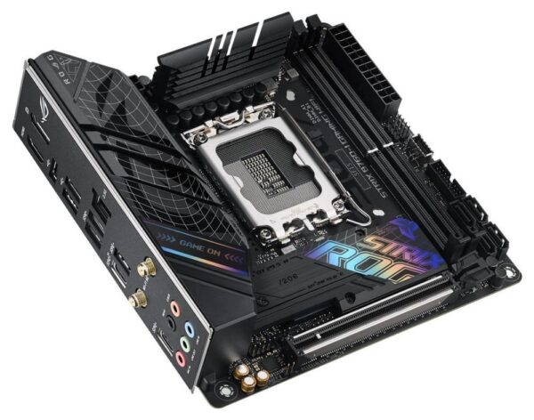 Mainboard|ASUS|Intel B760 Express|LGA1700|Mini-ITX|Memory DDR5|Memory slots 2|1xPCI-Express 5.0 16x|2xM.2|1xHDMI|1xDisplayPort|3xUSB 2.0|3xUSB 3.2|2xUSB-C|1xRJ45|5xAudio port|STRIXB760-IGAMINGWIFI - Image 2