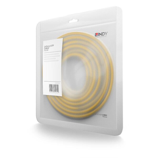 CABLE CAT6 U/UTP 2M/YELLOW 48063 LINDY - Image 3