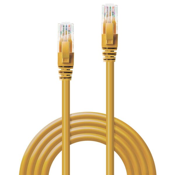 CABLE CAT6 U/UTP 2M/YELLOW 48063 LINDY - Image 2