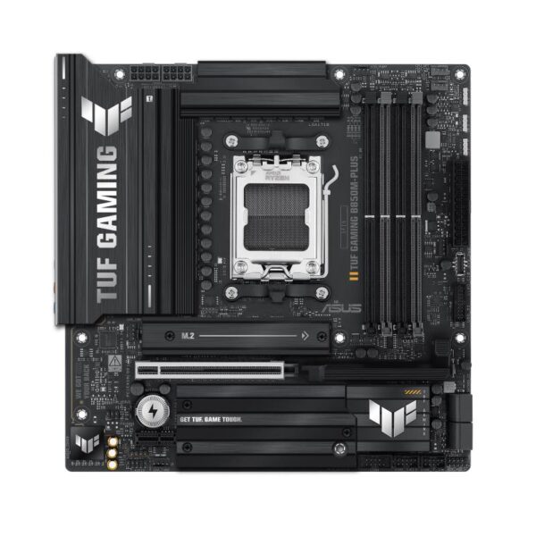 Mainboard|ASUS|AMD B850|SAM5|Micro-ATX|Memory DDR5|Memory slots 4|1xPCI-Express 4.0 1x|1xPCI-Express 4.0 16x|1xPCI-Express 5.0 16x|3xM.2|1xHDMI|1xDisplayPort|4xUSB 2.0|4xUSB 3.0|3xUSB 3.2|1xUSB-C|1xRJ45|5xAudio port|TUFGAMINGB850M-PLUS - Image 2