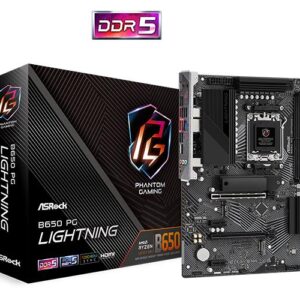 Mainboard|ASROCK|AMD B650|SAM5|ATX|Memory DDR5|Memory slots 4|2xPCI-Express 4.0 1x|2xPCI-Express 4.0 16x|3xM.2|1xHDMI|1xAudio-In|1xAudio-Out|1xMicrophone|4xUSB 2.0|7xUSB 3.2|2xUSB-C|1xRJ45|B650PGLIGHTNING