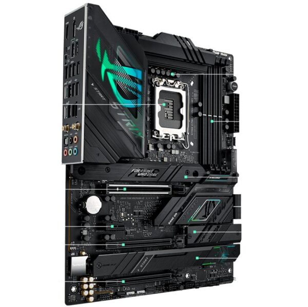 Mainboard|ASUS|Intel Z790|LGA1700|ATX|Memory DDR5|Memory slots 4|1xPCI-Express 3.0 1x|2xPCI-Express 4.0 16x|1xPCI-Express 5.0 16x|4xM.2|1xHDMI|1xDisplayPort|2xUSB 2.0|6xUSB 3.2|2xUSB-C|1xOptical S/PDIF|1xRJ45|5xAudio port|ROGSTRIXZ790-FGAMWIFI - Image 3