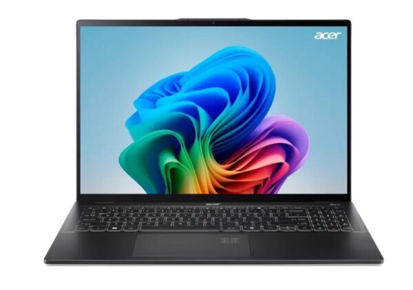 Notebook|ACER|Swift 16 AI OLED|SF16-51-57ZC|CPU  Core Ultra|u5-226V|2100 MHz|16"|2880x1800|RAM 16GB|LPDDR5x|SSD 512GB|Intel Arc 130V|Integrated|ENG/RUS|Windows 11 Home|Black|1.46 kg|NX.J3ZEL.002 - Image 2